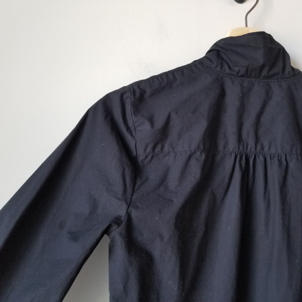 J Crew Cotton Tie Neck Top Long Sleeve Blouse XS - Picture 5 of 8